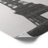 De Eiffeltoren in Parijs Poster (Hoek)