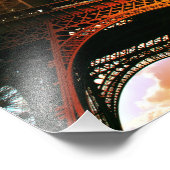 De Eiffeltoren opzoeken Foto Afdruk (Hoek)