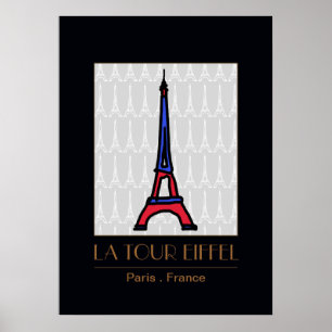 De Eiffeltoren / Parijs decor Poster