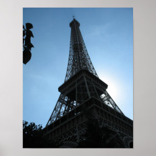 de Eiffeltoren, Parijs, Zonsopgang Poster
