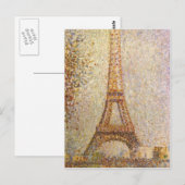 De Eiffeltoren van Georges Seurat Briefkaart (Voorkant / Achterkant)