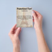 De Eiffeltoren van Georges Seurat Flyer (Hand)