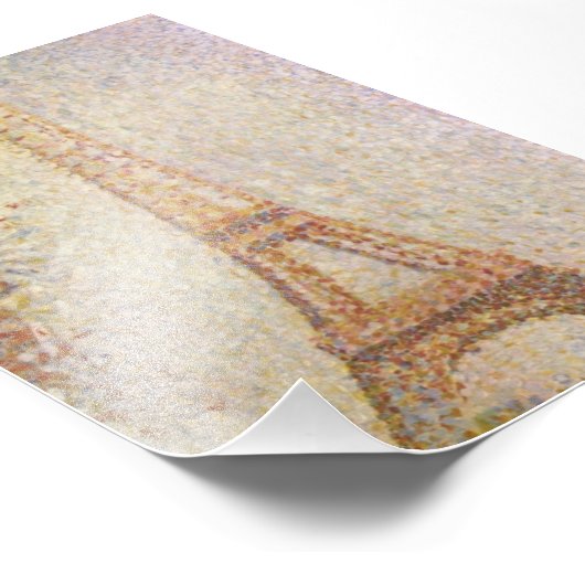 De Eiffeltoren van Georges Seurat Foto Afdruk (Hoek)