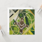 De Eiffeltoren (van Robert Delaunay) Kaart (Voorkant / Achterkant in situ)
