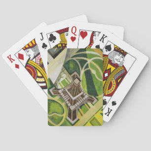 De Eiffeltoren (van Robert Delaunay) Pokerkaarten