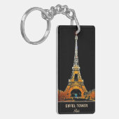 De Eiffeltoren: waar dromen de hemel raken Sleutelhanger (Voorkant Links)