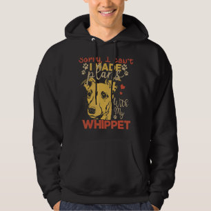 De eigenaar van de hond kan helaas geen plannen ma hoodie