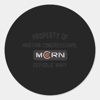 De eigenschap Expanse van MCRN Ronde Sticker