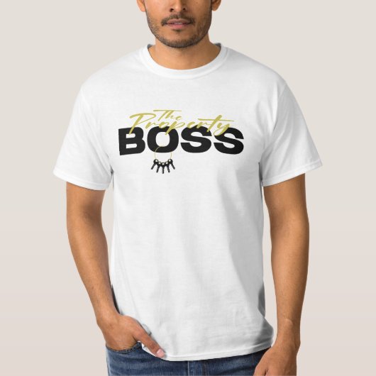 De eigenschapskist Boss Tee Shirt (Voorkant)