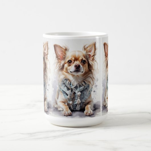De eigenzinnige Dog Log Mok"Pootjes & slokjes Magische Mok (Midden)