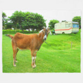 DE EIGENZINNIGE GEIT FLEECE DEKEN (Voorkant (Horizontaal))