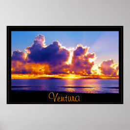 De eilanden blauw poster