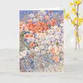 De eilandtuin | Childe Hassam Kaart (Gele Bloem)