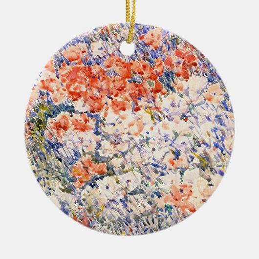 De eilandtuin | Childe Hassam Keramisch Ornament (Voorkant)