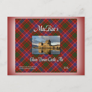 De Eilean Donan Castle Ale van MacRae Briefkaart