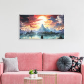 De eindbestemming is bereikt canvas afdruk (Insitu (Woonkamer))