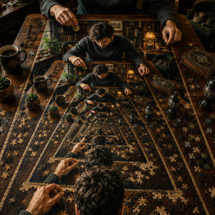 De Eindeloze Puzzel Oneindige Illusie