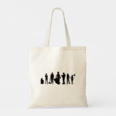 De eindeloze silhouettes tote bag (Achterkant)