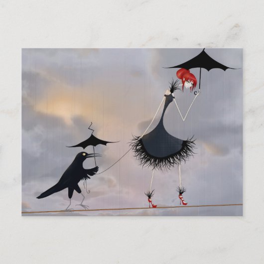 De eindeloze wandeling briefkaart (Voorkant)