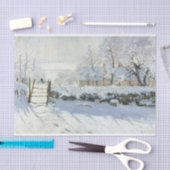 De ekster door Claude Monet Decoupage Tissuepapier (Craft)