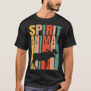 De eland is mijn geest dier retro t-shirt