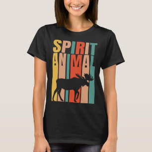 De eland is mijn geest dier retro t-shirt