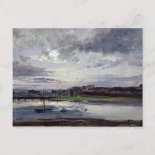 De Elbe en de New Town, Dresden Briefkaart