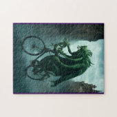 De Eldritch Fietser: Cthulhu rijdt op de fiets Legpuzzel (Horizontaal)