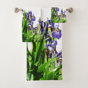 DE ELEGANT IRIS-STROOM BAD HANDDOEK