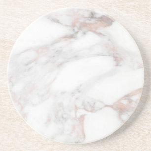 De Elegant Roos Gold Marble Sjabloon personalisere Zandsteen Onderzetter
