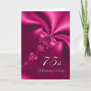 De elegante 75ste uitnodiging van de Partij van de
