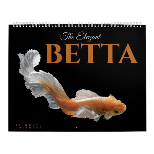 De elegante Betta Kalender (Hoes)