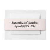 De Elegante BOHO Wilde Bloemen Bruiloft Uitnodigingen Wikkel (Voorkant Voorbeeld)