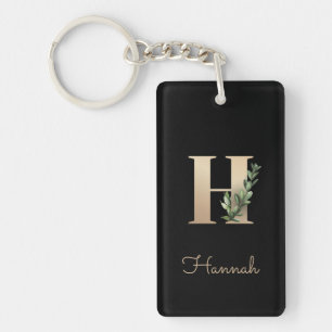 De elegante Botanische Sleutelhanger van de Brief