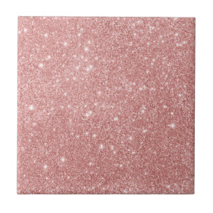 De elegante Elegante Luxe Faux schittert toenam Tegeltje