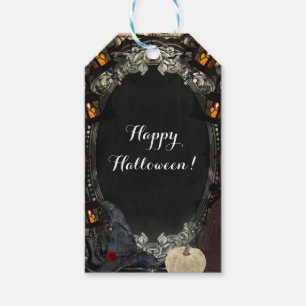 De Elegante Heks Klasse Verjaardag Halloween Favor Cadeaulabel