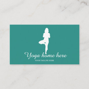 De elegante Instructeur van de Yoga Visitekaartje