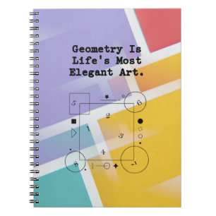 De elegante kunst van Geometry Life Wiskundige s Notitieboek
