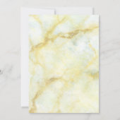 De Elegante Marmer Effect Trouwcollectie Kaart (Achterkant)