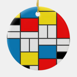 De elegante Stijl van het Kubisme Mondrian Keramisch Ornament