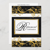 De elegante Uitnodiging van de Partij van de (Voorkant / Achterkant)