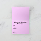 de elegante uitnodiging van de pyjamapartij (Binnen)