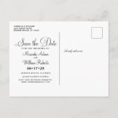 De elegante Zomer van de Lichten van het Koord spa Aankondigingskaart (Achterkant)