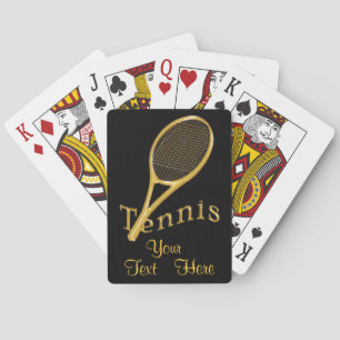 De elegante Zwarte JumboJOUW TEKST van de Pokerkaarten