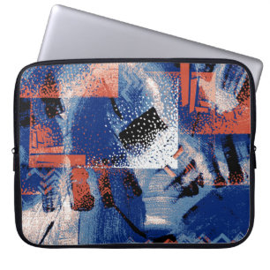 De elegantie van blauw wekt bewondering in de fab laptop sleeve