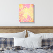 De elegantie van gebroken glas canvas afdruk (Insitu (Slaapkamer))