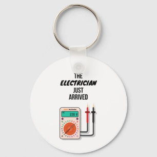 De elektricien heeft net cadeaus voor elektricien sleutelhanger
