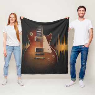De Elektrische Gitaar van Soundwave Fleece Deken