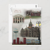 De elektrische stad briefkaart (Voorkant / Achterkant)