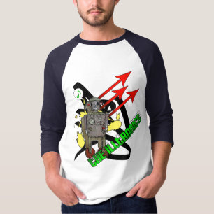 De elektronische muziekrobot t-shirt